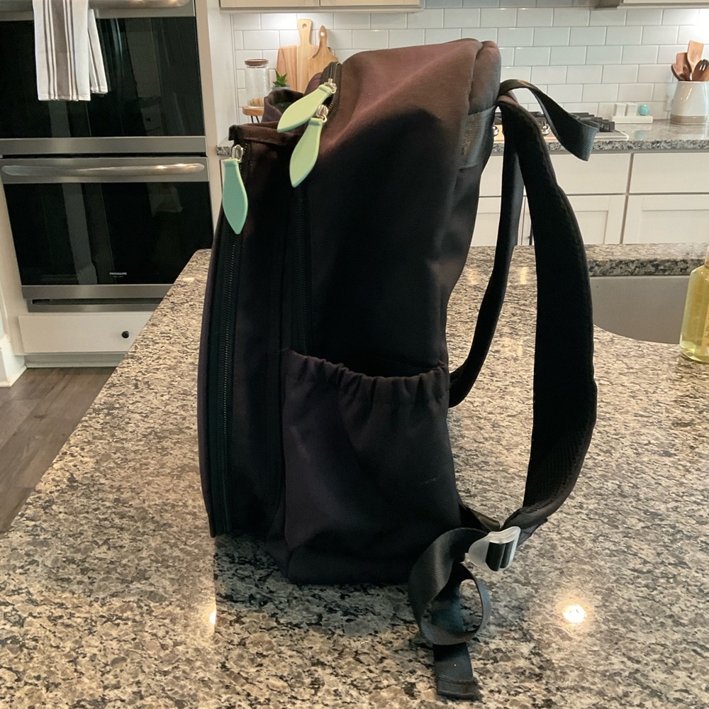 Ame and Lulu Game Time Tennis Backpack Black/Mint - Picture 2 of 8